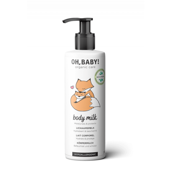 OH, BABY! Organic Care Body milk drėkinamasis kūno pienelis
